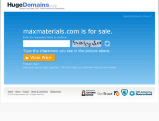maxmaterials.com screenshot