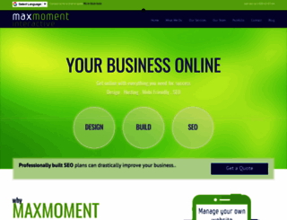 maxmoment.com.au screenshot