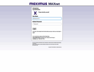 maxnet.maximus.com screenshot