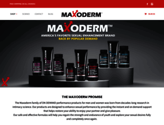 maxoderm.com screenshot
