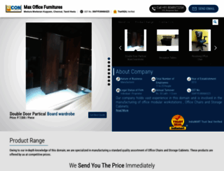 maxofficefurnitures.in screenshot