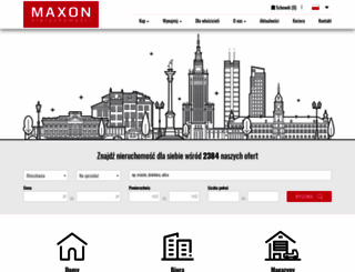 maxon.pl screenshot