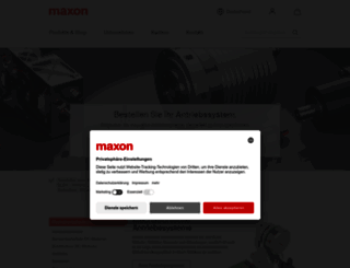 maxonmotor.de screenshot