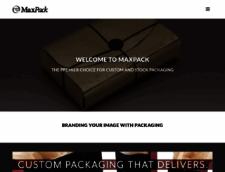 maxpack.com screenshot