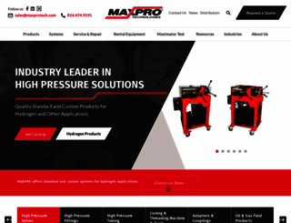maxprotech.com screenshot
