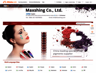 maxshing.en.alibaba.com screenshot
