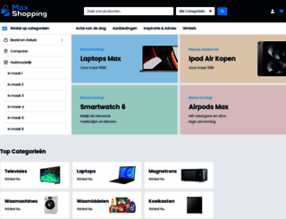 maxshopping.nl screenshot