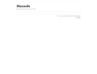 maxsols.com screenshot