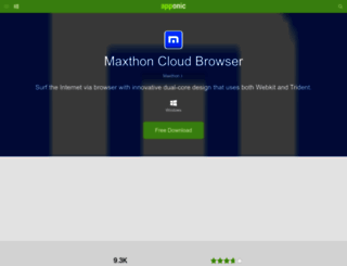 maxthon-cloud-browser.apponic.com screenshot