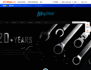 maxtoptool.en.alibaba.com screenshot