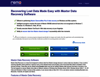 maxtor-datarecovery.com screenshot