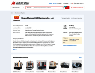 maxtorscnc.en.made-in-china.com screenshot