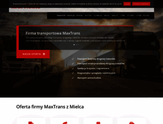maxtrans.com.pl screenshot