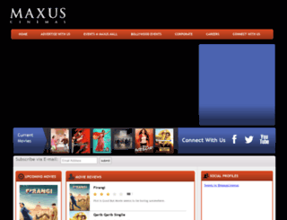 maxuscinemas.com screenshot