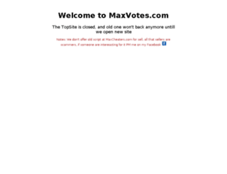 maxvotes.com screenshot