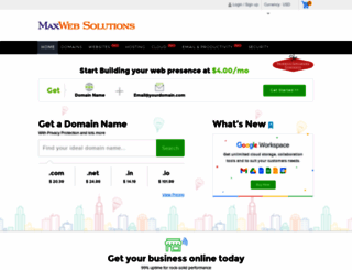 maxweb.co.in screenshot