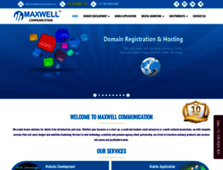 maxwellcommunication.com screenshot