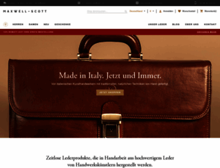 maxwellscottbags.de screenshot