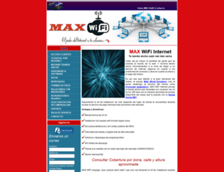 maxwifi.com.ar screenshot