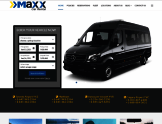 maxxcarrental.com screenshot