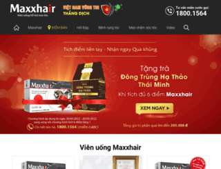 maxxhair.vn screenshot
