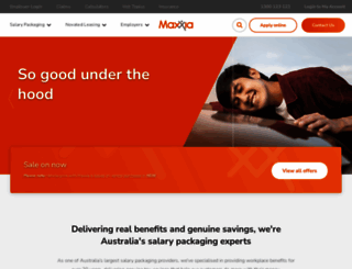 maxxia.com.au screenshot