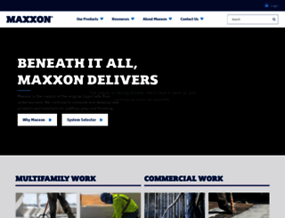 maxxon.com screenshot