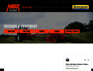 maxxoutequip.com screenshot
