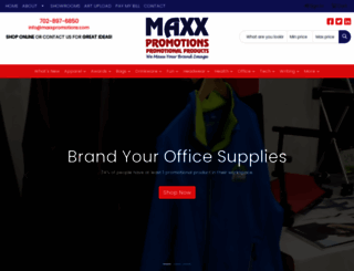 maxxpromotions.com screenshot