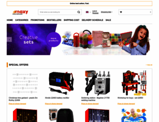maxy.iai-shop.com screenshot
