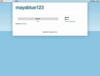 mayablue123.blogspot.com screenshot