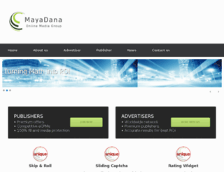 mayadana.com screenshot