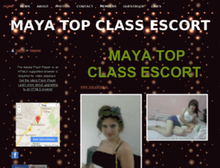 mayaescortservice.webs.com screenshot