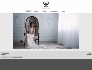 mayaleemakeup.com screenshot