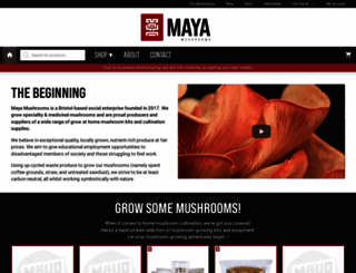 mayamushrooms.co.uk screenshot
