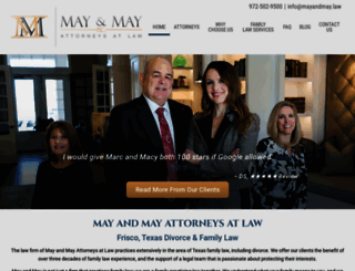 mayandmaylaw.com screenshot