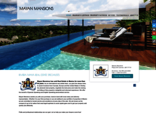 mayanmansions.com screenshot