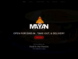 mayanmexican.com screenshot