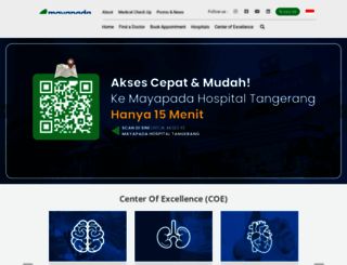 mayapadahospital.com screenshot