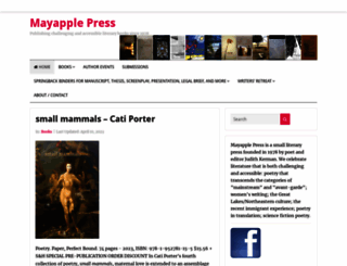 mayapplepress.com screenshot