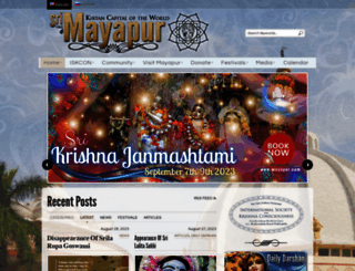 mayapur.com screenshot