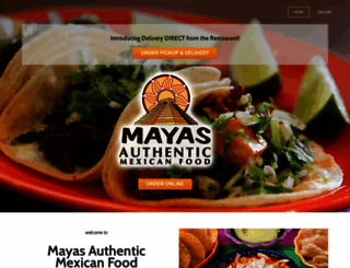 mayasmexicanfood.com screenshot