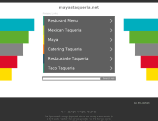 mayastaqueria.net screenshot