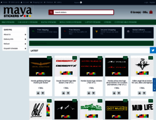 mayastickers.com screenshot