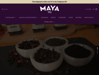 mayatea.com screenshot