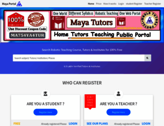 mayatutors.com screenshot