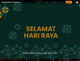 maybank2u.com.sg screenshot