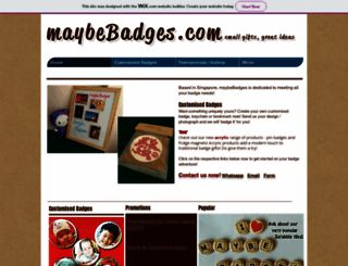 maybebadges.com screenshot