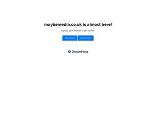 maybemedia.co.uk screenshot