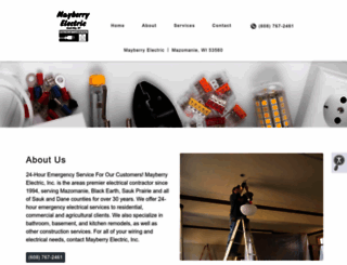mayberryelectricwi.com screenshot